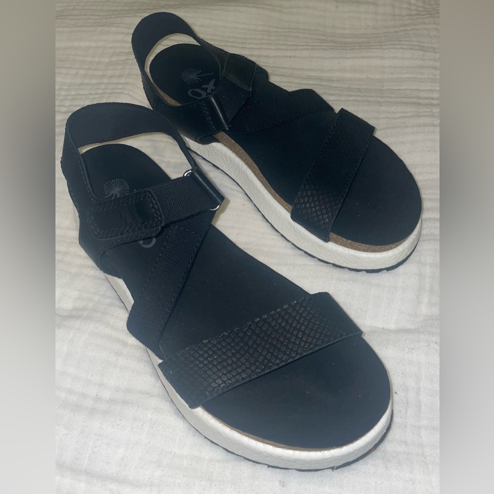 OTBT Sierra Black Combo Sandals Women’s 8.5